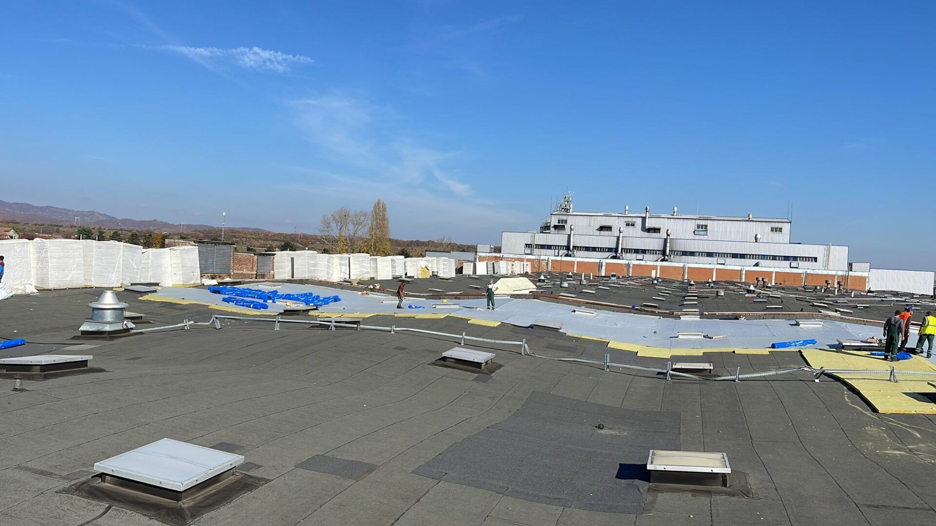 Hidroizolații cu membrane FPO