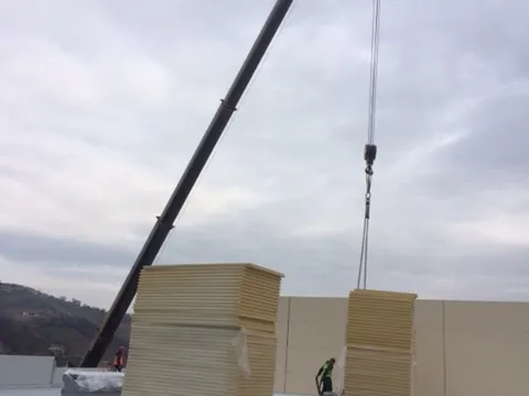 Hidroizolații cu membrane PVC la fabrica de hârtie ECOPAPER Zărnești, Brașov – fotografie 20