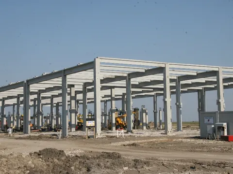 Montaj hala metalica si hidroizolatie acoperis Dietrich – Heraeus Sacalaz – Timisoara – fotografie 15
