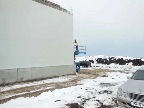 Montaj hala si hidroizolatie acoperis hala Bic West Park Ploiesti – fotografie 46