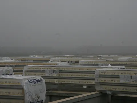 Montaj hala si hidroizolatie centrul logistic Farmexpert Apahida – fotografie 11
