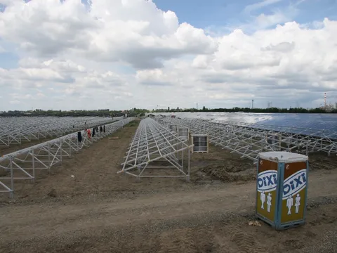 Montaj panouri fotovoltaice in cadrul West Park Ploiesti – fotografie 73