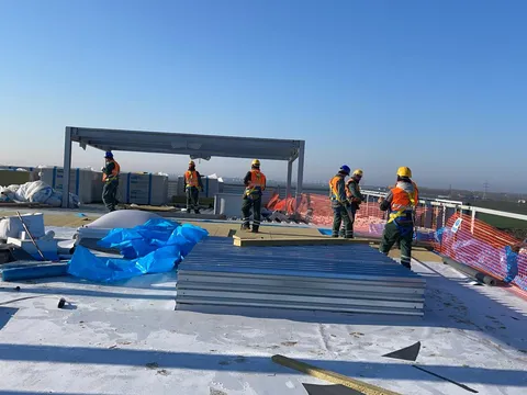 Proiecte hidroizolatie acoperis hala – Hala P&G Urlati – fotografie 17