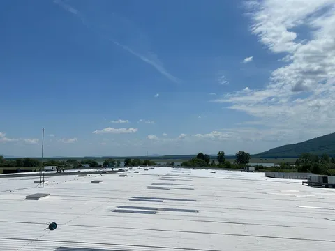Reparație acoperiș hală de producție Ineu – fotografie 3