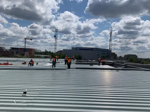 Sistem complet hidroizolatie acoperis – Kaufland Sisesti – fotografie 11